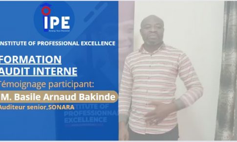 Témoignage IPE Formation / Mr BAKINDE Personnel de la SONARA